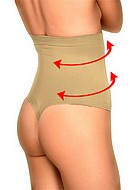 Body slimmer with thong